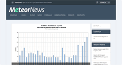 Desktop Screenshot of meteornews.net