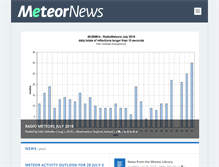 Tablet Screenshot of meteornews.net